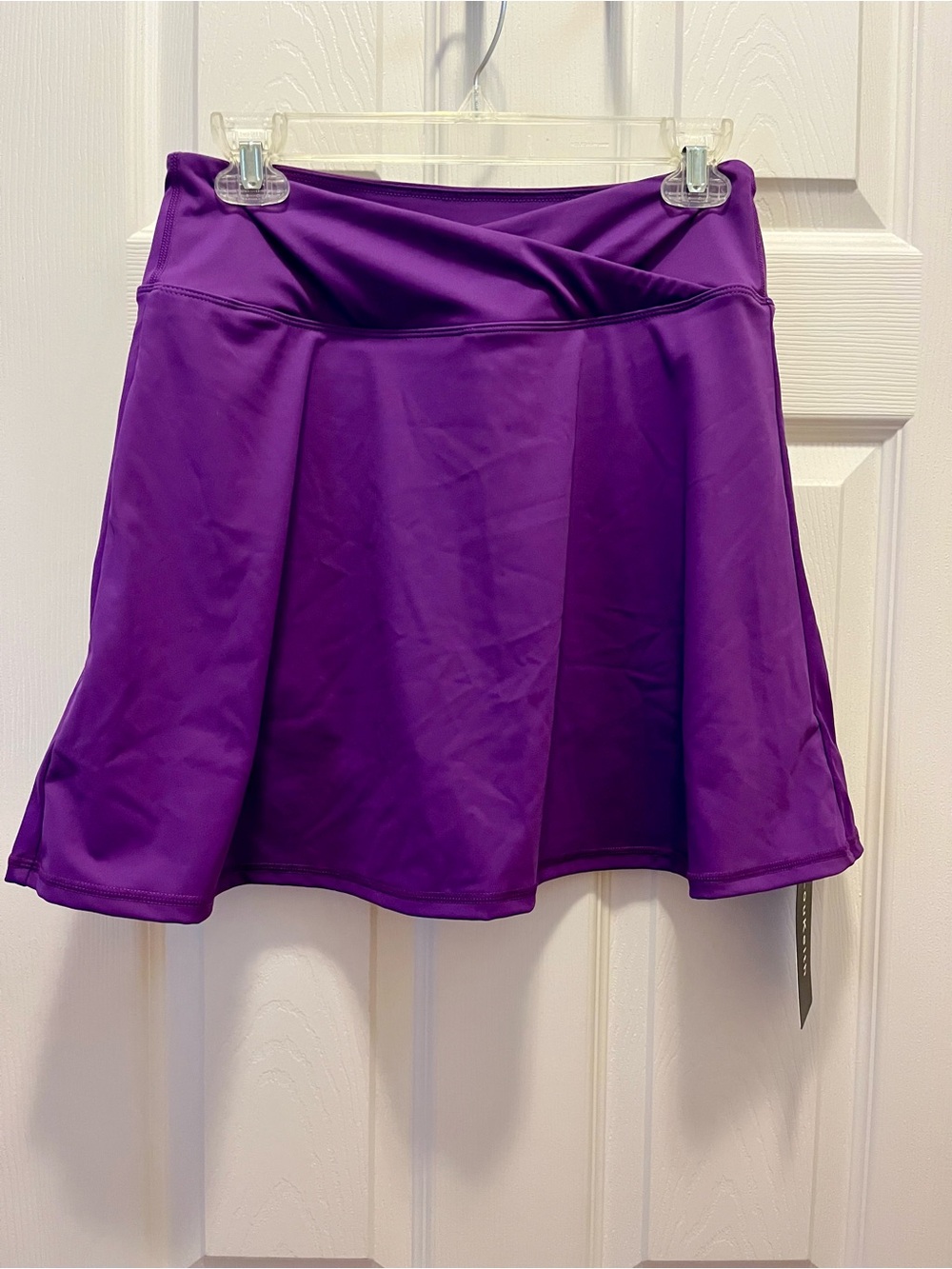 LouKeith Purple Tennis Skort Skirt Built-In Shorts Pockets Size M NWT